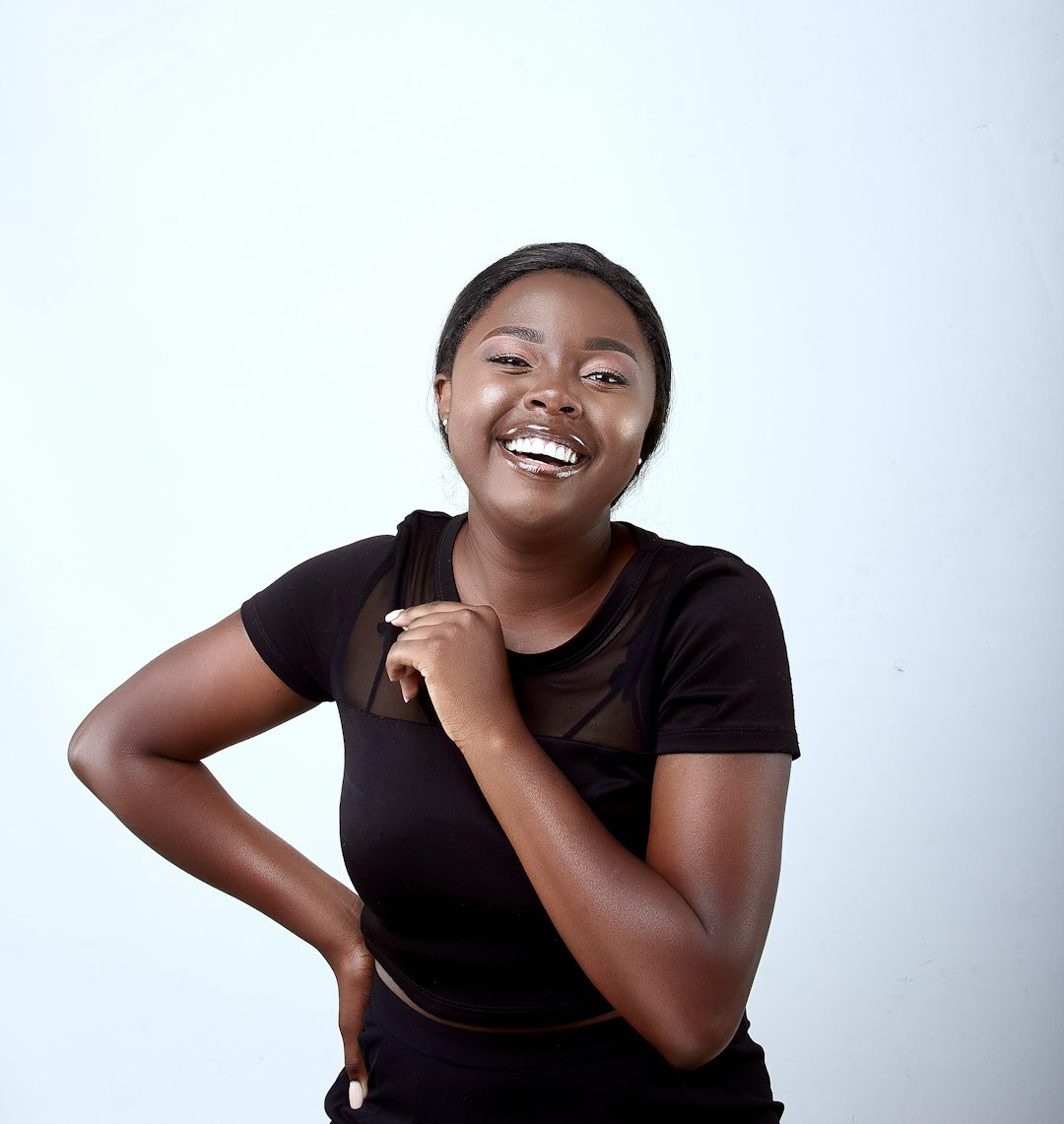 Confident female media student portrait